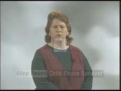 ["In the 1998 presidential campaign ad for Randall A. Terry, scenes depict emotional distress linked to political issues. One individual watches a news report about suspended visitation rights, displaying visible agitation. Another scene features a somber man brooding against a backdrop of campaign posters, reflecting on personal and political struggles."]