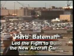 ["In the 1994 presidential campaign ad, Republican Herb Bateman showcases his leadership qualities while addressing military and economic development. Speaking from various podiums, Bateman emphasizes his dedication to local military bases and economic growth, displaying confidence and authority in front of attentive audiences, reinforcing his commitment to community improvement."]
