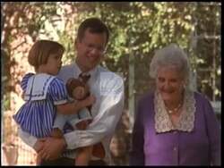 ["In the 1992 political TV ad, Republican Jack Kingston prominently advocates for voluntary school prayer, positioning it as a key policy difference from his opponent. Using multiple podium scenes, Kingston repeatedly highlights his support for this initiative, emphasizing its importance and criticizing his opponent's contrasting views on the issue."]