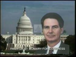 ["In a powerful 2000 campaign ad, Democratic candidate Leigh McNairy passionately critiques Congressman Walter Jones for political inaction, positioning herself as a proactive, solution-driven candidate focused on children's futures and immediate reforms in Social Security and flood relief. Scenes from a classroom, a rally, and various community settings underscore her message of urgency and change."]