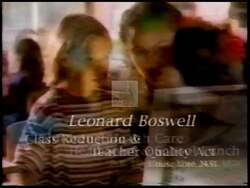 ["In the 1998 political TV ad, Iowa teachers rallied in support of Leonard Boswell���������s congressional campaign, emphasizing his strong commitment to boosting education and prioritizing children���������s welfare. The ad featured scenes of Boswell interacting positively with educators in classroom environments, underscoring his endorsement by the local teaching community."]