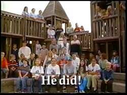 ["In his 1998 presidential campaign ad, Democratic candidate John F. Tierney prominently showcased his track record on education. He visited classrooms and spoke at podiums, discussing his successful efforts in boosting education funding and implementing reforms. Throughout the ad, Tierney passionately advocated for continued investment in education, underscoring his commitment to enhancing support for schools and furthering children's futures if reelected."]