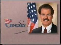 ["In a patriotic 2004 campaign ad, Republican candidate Phil Gingrey pledges to enhance support for U.S. military personnel and veterans. Featuring scenes of committed soldiers, veterans receiving benefits, and Gingrey speaking against an American flag backdrop, the ad emphasizes his dedication to bolstering military support and veteran care."]