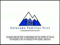 ["The political TV ad targets Congresswoman Marilyn Musgrave, emphasizing her alleged poor voting record on veterans' benefits. It features multiple scenes of Musgrave speaking publicly, with critical text overlays pointing out specific votes against veterans. The ad portrays her as unsympathetic to veterans' issues, using American flags to contrast her actions against patriotic imagery."]