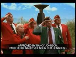 ["Nancy Johnson's 2006 political ad targets opponent Chris Murphy, accusing him of prioritizing bureaucracy over prompt action in national security. It emphasizes the urgency of implementing immediate surveillance to intercept terrorist communications. The ad portrays Murphy as less competent in dealing with security, presenting Johnson as a decisive, action-oriented candidate."]