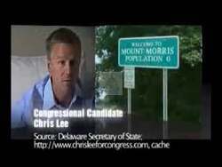 ["In the 2008 political ad by Democratic candidate Nan Anti-Lee, the focus is on opponent Chris Lee's employment of Chinese labor at the cost of American jobs. The ad presents a series of critical frames that condemn Chris Lee for outsourcing jobs to China, thereby highlighting his actions' negative impact on New York's employment scenario. The ad uses stark, negative imagery and text to support its claims."]