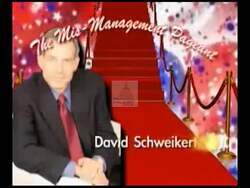 ["The political TV ad targets David Schweikert, portraying him as the winner of a fictitious \"Mismanagement Pageant.\" Through a series of scenes, the ad criticizes Schweikert's record on financial management, emphasizing documented failures, negligent record-keeping, and fiscal irresponsibility. The portrayal includes Schweikert embarrassingly accepting trophies and titles, backed by serious accusations from official sources."]