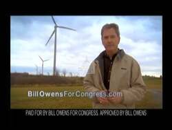 ["In a 2009 presidential campaign ad, Democratic candidate Bill Owens directly addresses the viewers with a confident demeanor, outlining his fiscal and tax policies from various settings including offices and outdoor scenes. He opposes Bush���������s tax cuts for the wealthy, advocates for renewable energy, and pledges to protect middle-class taxpayers, consistently positioning himself as an earnest advocate for fiscal responsibility."]