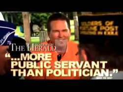 ["In the 2008 presidential campaign ad, Republican candidate Vern Buchanan positions himself as a proactive leader, committed to tackling pressing national issues such as high gas prices and border security. By frequently appearing firm and directly addressing the camera, Buchanan emphasizes his leadership qualities and calls for change. The ad portrays him as an independent and effective reformer dedicated to addressing excessive spending and ineffective governance."]