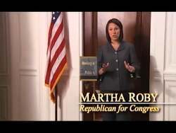 ["In Martha Roby's 2010 campaign ad, she targets secretive congressional meetings and opposes Nancy Pelosi's leadership, emphasizing her commitment to fiscal responsibility and transparency. The ad portrays congressional leaders in closed-door sessions discussing transformative policies, urging a need for change in leadership to ensure accountability and oppose Pelosi's approach."]