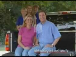 ["In his 2008 presidential campaign ad, Mike Rogers emphasizes his dedication to American workers and job security. The ad showcases Rogers engaging with workers across various settings, shaking hands, and discussing job protection. His commitment to defense jobs, particularly in Alabama, is highlighted as he speaks directly to the camera."]