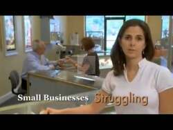 ["In the 2010 presidential campaign ad, Republican Dan Debicella confidently presents his economic and social policies. He appears in diverse settings, from an office to a small business, interacting with employees and addressing a hopeful audience. He advocates for his political agenda, emphasizing it beside the American flag and at a podium."]