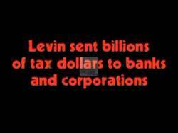 ["In Don Volaric���������s 2010 presidential campaign ad, scenes contrast the detached behaviors of Sandra Levin, who consistently turns away from constituents, with Volaric���������s engaging approach. Levin is portrayed as influenced by Nancy Pelosi and disconnected from local economic issues. In contrast, Volaric is depicted as a responsive small business owner actively listening to and addressing community concerns at various local gatherings."]