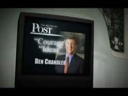 ["In the 2010 political ad against Ben Chandler, he is depicted as betraying Kentucky by trading state pieces like a game, promoting foreign green energy at the expense of local jobs, and favoring national policies over state interests. Capitol Hill is in the backdrop as Chandler faces serious challenges, reflecting on the negative impacts of his decisions on Kentucky���������s workforce. This ad aims to portray Chandler as disconnected from the real needs of Kentuckians."]