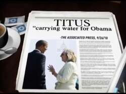 ["The 2010 political ad from the Republican Party criticizes Democrat Dina Titus, portraying her as overly reliant on and aligned with top Democratic figures Obama and Pelosi. It challenges her claims of independence by highlighting her supportive voting record on key Democratic policies and depicts her as untrustically aligned with her party leaders."]