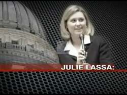 ["The political advertisement features Julie Lassa, a candidate affiliated with the national Republican congressional committee, as indicated by the ad's funding source. Unfortunately, the advertisement's content and key themes, including Lassa's views, campaign goals, and stances on specific policies, are not provided in the given description. Further information would be required to summarize these aspects accurately."]