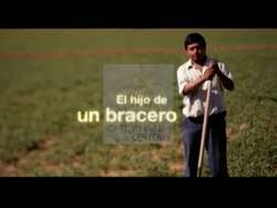 ["In the 2010 political ad for Raul Grijalva, Carrie Halba delivers a series of passionate speeches at various crowded rallies. With urgent and concerned expressions, she stands at podiums against the backdrop of campaign banners emphasizing hope and the future, addressing intense crowds about critical future concerns."]