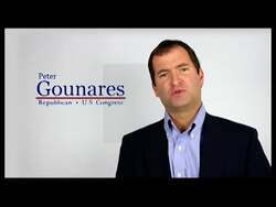 ["In a 2012 presidential campaign ad, Republican candidate Peter Ganaris addresses the devastating impact of an oil spill. Standing on an oil-tainted beach, he appears deeply concerned and advocates for immediate solutions, emphasizing his commitment to his community and environmental responsibility. The ad effectively showcases Ganaris's resolve in face of ecological disaster."]