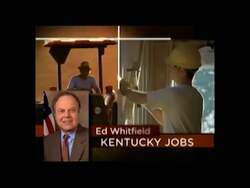 ["In his 2012 campaign ad, Republican Congressman Ed Whitfield focused on advocating for job creation, economic growth, and reduced government regulation, presenting himself as a determined leader standing in various settings such as the U.S. Capitol and an office environment, emphasizing his commitment to supporting small businesses and local job growth in Kentucky."]