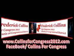 ["In his 2012 political ad, Frederick Collins, campaigning for Congress in Illinois, confidently promises economic growth, lower taxes, enhanced educational support, and safer communities. Addressing potential voters from various campaign settings and backed by American flags and emphatic supporters, Collins emphasizes job creation and policy reforms, appealing directly to the concerns of his districts electorate."]