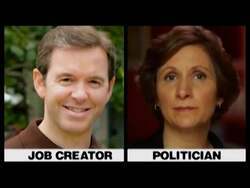 ["In a 2012 campaign ad, Rob Cornelis positions himself as a job-focused alternative to Suzanne Marie Bonamici, whom the ad portrays as a liberal who favors increased taxes. The ad highlights Cornelis' approval of the message and includes scenes with text overlays criticizing Bonamici's tax voting record. Cornelis directly addresses the camera in a professional setting."]