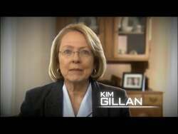 ["In her 2012 campaign ad, Democratic Party candidate Kim Gillan presented herself as a determined and solution-focused leader. Throughout the ad, she addressed the audience from various professional settings, with scenic views of Montana and Capitol Hill in the background. Gillan emphasized her commitment to addressing and solving pressing issues in Congress, consistently projecting confidence and approachability."]