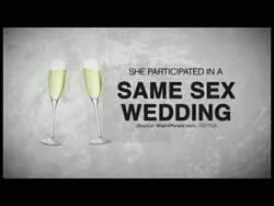 ["The 2012 campaign ad for Ozzie DeFaria criticizes his opponent Karen Harrington for contradictory political stances, focusing on her officiating and attending same-sex weddings despite publicly opposing gay marriage. The ad uses visuals of Harrington at various weddings with overlaid text to highlight inconsistencies, asserting DeFaria's allegiance to conservative values."]