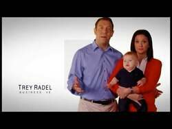 ["In the 2012 campaign ad, Republican candidate Trey Radel, accompanied by his family, emphasizes the need for fiscal responsibility and balanced budgets, criticizing Washington's spending habits. Throughout various domestic settings, Radel advocates for political change while underscoring his commitment to responsible budget management, juxtaposed with familial scenes to enhance his relatable, family-oriented image."]