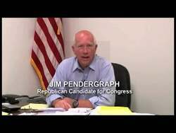 ["In his 2012 political ad, Republican Jim Pendergraph portrays himself as a confident, engaged candidate committed to voter empowerment. Through various scenes of his campaign, Pendergraph is shown addressing enthusiastic crowds and speaking directly to the camera, emphasizing his dedication to engaging voters and leading with a welcoming, approachable demeanor."]