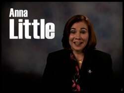 ["In her 2012 presidential campaign ad, Republican Party candidate Anna C. Little speaks directly to viewers, positioned in various homey and local backdrops to emphasize her New Jersey roots and relatability. Through earnest and determined expressions, she consistently advocates for political change, emphasizing the urgency and sincerity of her message to transform Washington."]