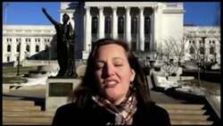 ["In a series of assertive outdoor scenes, Democratic candidate Kelda Helen Roys speaks passionately in her 2012 congressional campaign ad. She focuses on resisting corporate influence, advocating for grassroots support, and continuing Wisconsin's progressive legacy. Roys message emphasizes bold leadership and a commitment to fighting against governmental corporate agendas."]