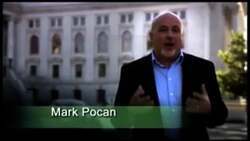 ["In his 2012 campaign ad, Democratic candidate Mark Pocan stands in his union print shop, emphasizing his business experience, legislative accomplishments, and strong work ethic. He highlights lessons from his parents, promotes fair business practices, and pledges committed leadership for Congress, aiming to secure voter trust and endorsement for his congressional candidacy."]