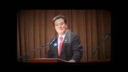 ["The political TV ad for Eugene Chin Yu's 2014 presidential campaign features various scenes of criticism towards President Obama's foreign policy and handling of national debt. Multiple speakers, including Yu, express dissatisfaction and advocate for significant political change, emphasizing leadership accountability and patriotic fervor. The ad aims to rally support for Yu by highlighting urgent national concerns and advocating for a new direction in leadership."]