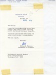 ["note from William E. Timmons, Asst. to President attached and press release from Staggers about letter"]