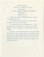 ["Remarks of  Senator Bob Dole titled \"Handicapped Americans\" to the \"President's Committee on Employment of the Handicapped\" annual meeting. Discusses the various types of disabilities, the barriers faced by Americans with disabilities, and the lack of assistive resources."]