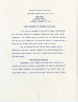 ["Remarks of Senator Dole to the Sunflower Federation of the Blind's annual state convention. He discusses government efforts on disability, disability services in Kansas, and state and federal rehabilitation efforts."]