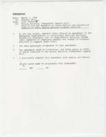 ["Summary of an amendment proposed by Senator Cohen and co-sponsored by Bob Dole, to prevent substance abusers who engage in criminal activities from receiving Disability Insurance or Supplemental Security Income. The Amendment did not pass."]