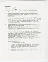 ["Memorandum regarding country reports about the treatment of disabled peoples in 190 countries"]