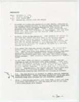 ["Letter and memorandum between Bob Dole and Alec Vachon, and then Bob Dole and Dan Taylor about federal funding for the Cerebral Palsy Research Foundation"]