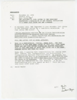 ["Memorandum and letter between Bob Dole and Alec Vachon about a letter to the President requesting a moratorium on new federal regulations- which he believed to be a cheap ploy utilizing the ADA and disabled people"]