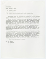 ["Memorandum about the Edison Project and Students with Disabilities"]