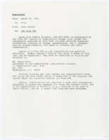 ["Memorandum about IRS Form 990, \"Return of Organization Exempt from Income Tax\""]