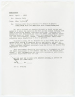 ["Vachon is asked if he would work on Senate compliance with the ADA. He is asking Dole if he ought to."]