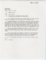 ["Vachon warning Dole about the shortcomings of Joe Shapiro's book about the ADA. Dole is scheduled to attend his book reception."]