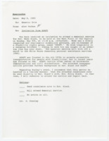 ["Invitation from ADAPT to Senator Bob Dole to attend the group's disability rights activist co-founder Reverend Wade Blank's memorial service. Dole was unable to attend, but sent a note of condolence to Blank's wife."]