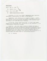 ["This memorandum includes a copy of a Washington Post article regarding the demonstration by ADAPT in the Capitol. There is also updates on ADAPT's future plans"]