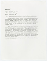 ["This memorandum includes a congratulatory note sent to Gary Blumenthal and a photocopy of a newspaper article."]