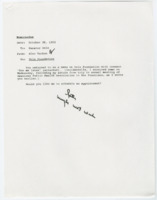 ["This memorandum includes correspondence between Alec Vachon and Senator Dole about building an endowment for the Dole Foundation"]