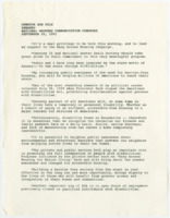 ["Senator Dole's remarks in support of the Easy Access Housing Campaign and the Americans with Disabilities Act."]