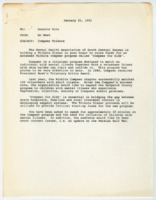 ["Senator Dole is asked to speak on a Compeer program at a Tribute Dinner by the Mental Health Association of South Central Kansas. Includes Dole's remarks at this event, which touch on world events at the time, involving Saddam Hussein."]